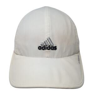 Adidas Adizero Baseball Cap Beige One Size Adjustable Embroidered Climacool